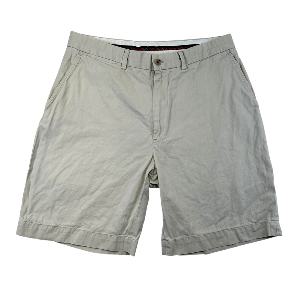 Polo Golf Ralph Lauren Chino Shorts Mens 33 Beige Cotton Canvas Golf Preppy